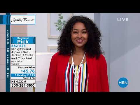 HSN | Slinky Brand Fashions 06.09.2019 - 05 AM
