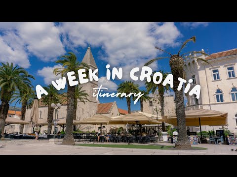 How to spend a week in Croatia | Croatia Itinerary | Croatia Travel Guide Dubrovnik to Split & more