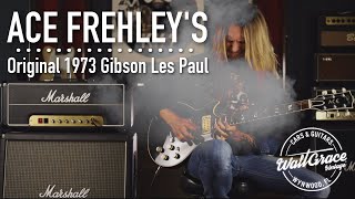 Video thumbnail for ACE FREHLEY'S ORIGINAL 1973 GIBSON LES PAUL X WALT GRACE VINTAGE by Walt Grace Vintage