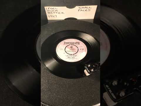Small Faces - I Feel Much Better ( Vinyl 45 ) From 1967 .