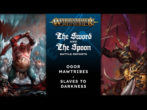 Ogor Mawtribes vs Slaves to Darkness | 4th Edition Age of Sigmar Battle Report #games #aos