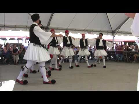 Tsamiko Dance of Greece (with acrobatic stunt) 2011