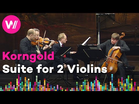 Korngold - Suite for Two Violins, Cello and Piano Left Hand Op. 23, 3rd Movement (Forsberg) | 1/12