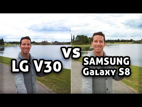 LG V30 vs Samsung Galaxy S8 CAMERA Test Comparison! (4K) Video
