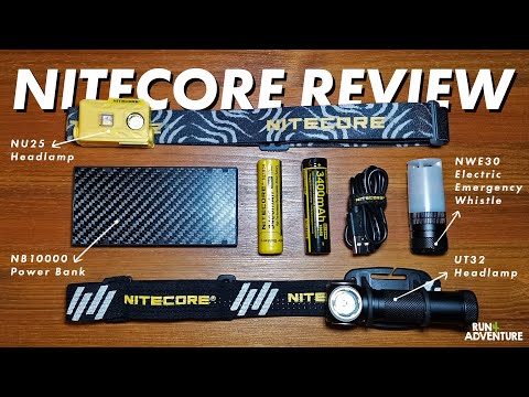 NITECORE REVIEW | Headlamps | Electric Emergency Whistle | Power Banks | Headtorches | Run4Adventure