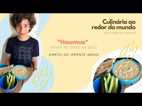 PASTINHA VEGANA! Houmus caseiro - direto do Oriente Médio
