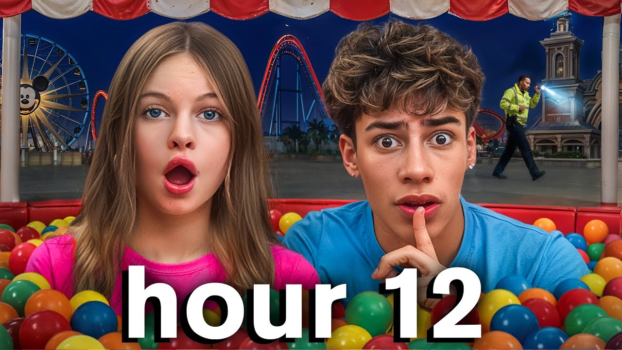 How Long Can We Secretly Live in an Amusement Park? ft/ Royalty Family