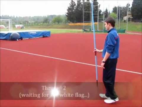 Bronson Evertsen (14, USA) - Javelin in Florence, Italy 2012.wmv