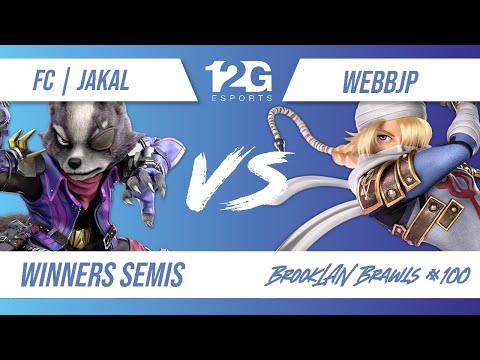 BrookLAN Brawls 100 - FC | Jakal (Wolf) v. WebbJP (Sheik) - Winners Semis