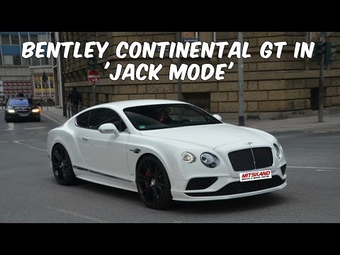 Part of a video titled How to put a Bentley Continental GT in 'Jack Mode'Bentley servicing that ...