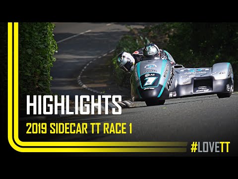 2019 Locate.im Sidecar TT Race 1 - Race Highlights | TT Races Official