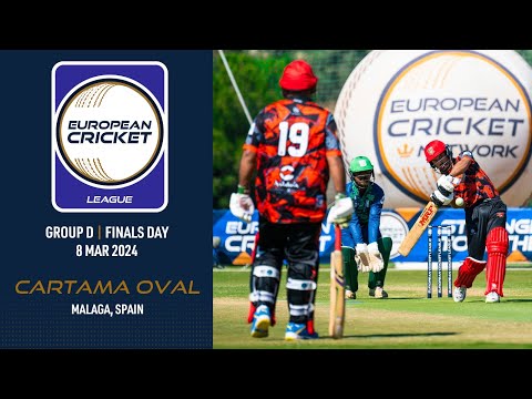 🔴 European Cricket League, 2024 | Group D, Finals Day | Cartama Oval, Malaga, Spain | Live Cricket