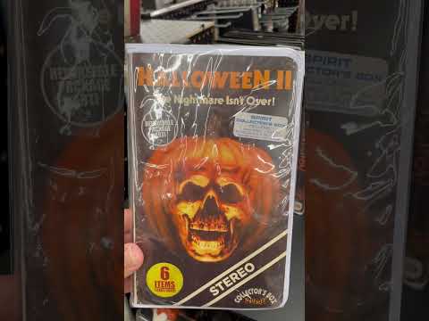 Spirit Halloween 🎃 VHS Style Collector’s Box #shorts