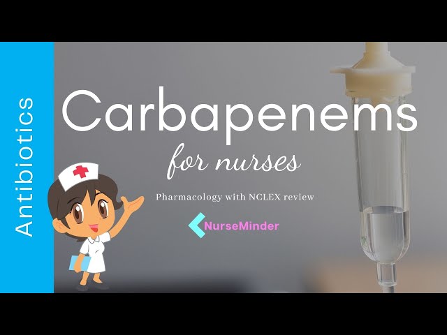 Video Pronunciation of carbapenem in English