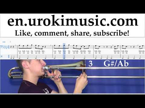 How to Play Trombone Demi Lovato - Tell Me You Love Me Tabs Part#2 um-i352