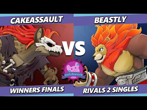 Patchwork 2025 WINNERS FINALS - CakeAssault (Forsburn) Vs. Beastly (Zetterburn) Rivals 2 - RoA2
