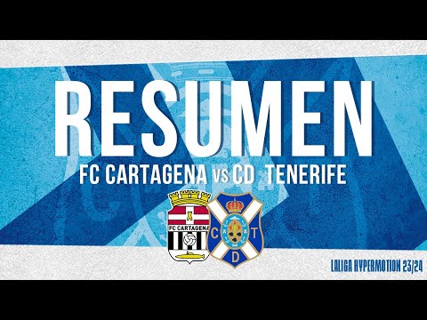 FC Cartagena 2-0 CD Club Deportivo Tenerife Santa Cruz de Tenerife