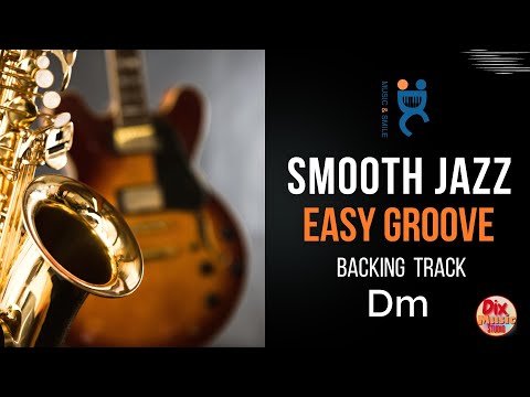 Backing track - Smooth jazz Easy Groove in D minor (100 bpm)