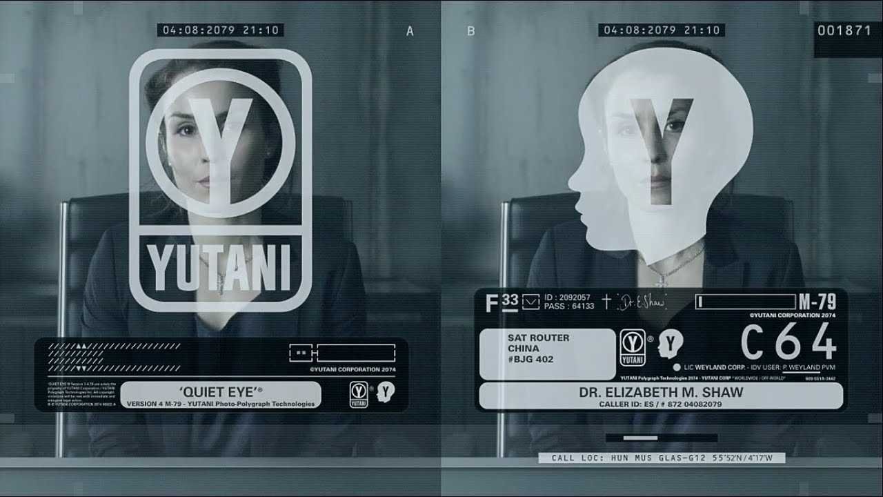 Prometheus—Quiet Eye | Dr Elizabeth Shaw’s personal message to Peter Weyland | Noomi Rapace