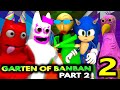 GARTEN OF BANBAN 2 PART 2 Vs SONIC BALDI Roblox Minecraft Animation CHALLENGE Ft BANBALEENA