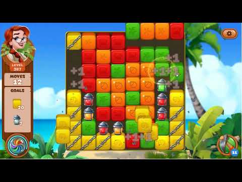 Lost Island Blast Adventure Level 387 - No Boosters