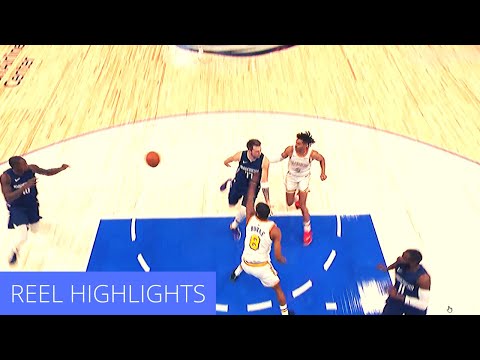 Luka Doncic with Nasty No Look | Finlay Smith Finish off with Jam