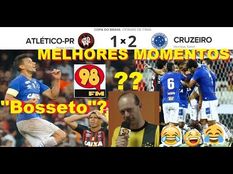 ATLÉTICO-PR 1 x 2 CRUZEIRO & Bom Humor 98FM Highlights of the 2018 Copa do Brasil Round of 16