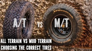 All Terrain vs Mud Terrain, best tyres