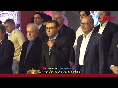 Em congresso do PSB, Lula e Alckmin ouvem e aplaudem ‘A Internacional Socialista’