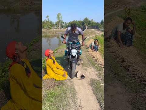 He put the motorbike on the boy's feet0.08