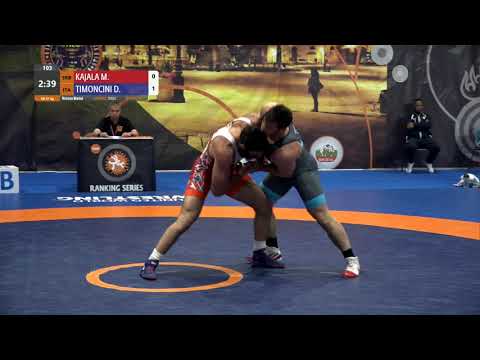 BRONZE GR - 97 kg: M. KAJALA (SRB) v. D. TIMONCINI (ITA)