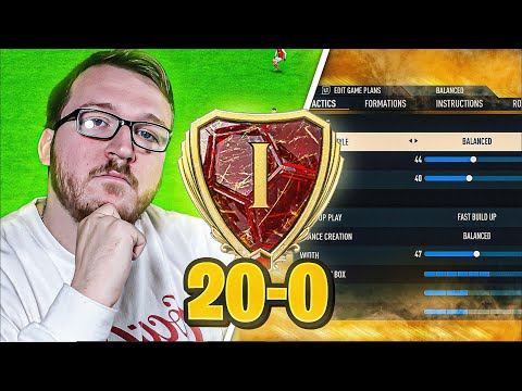 This NEW Formation Got me 20-0 Rank 1😍FIFA 23 Best Custom Tactics (META)