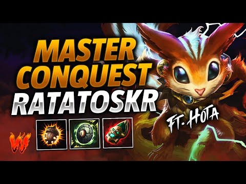 RATATOSKR, SE JUEGA FINO Y SE FEEDEA TAMBIEN XD ft. Hota - Warchi - Smite Master Conquest