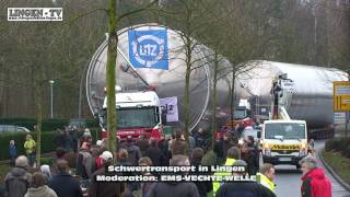 preview picture of video 'Schwertransport in Lingen'