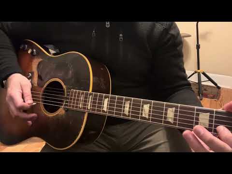 Gibson J-160E 1955 - Sunburst image 11