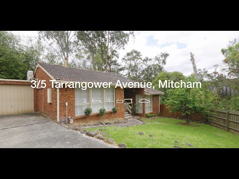 3/5 Tarrangower Avenue, Mitcham, VIC 3132, 2 slaapkamers, 1 badkamers, Unit