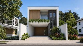 Sobrado Pequeno e Moderno 4 Quartos Terreno 7x20m - Planta Baixa Completa