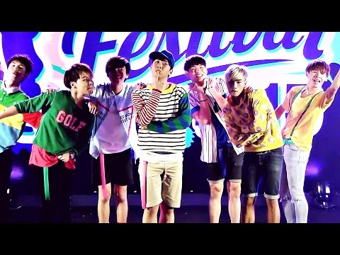 "GET7" cover "Intro+Just Right" (GOT7) @ "K-POP Festival 2015"