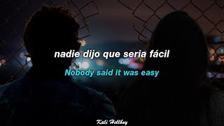 Coldplay - the scientist | Sub Español + Lyrics | &quot;Nobody said it was easy&quot;