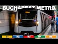 Bucharest Metro All The Lines 2024 4K