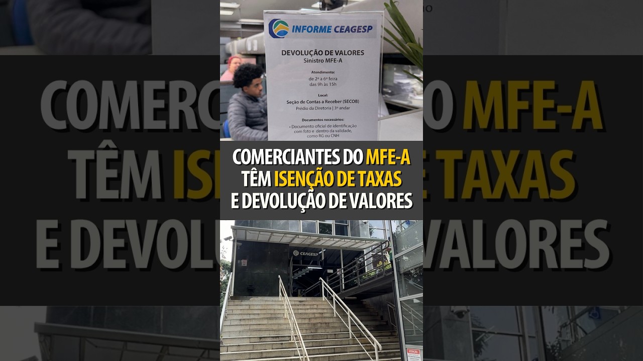 CEAGESP inicia devolução de valores pagos em setembro pelos comerciantes do Pavilhão MFE-A