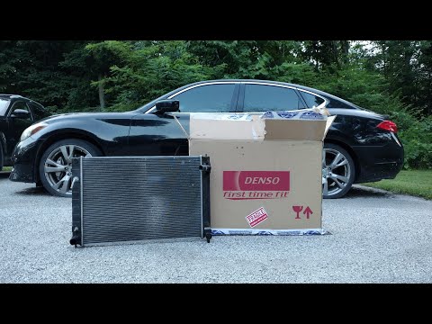 Infiniti M56 Q70 V8 Radiator Replacement. Some Tips & Tricks I picked up