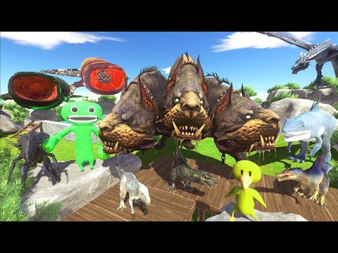 THE HUNT FOR CERBERUS! Jumping in Lake with Bloop and King Shark - Animal Revolt Battle Simulator