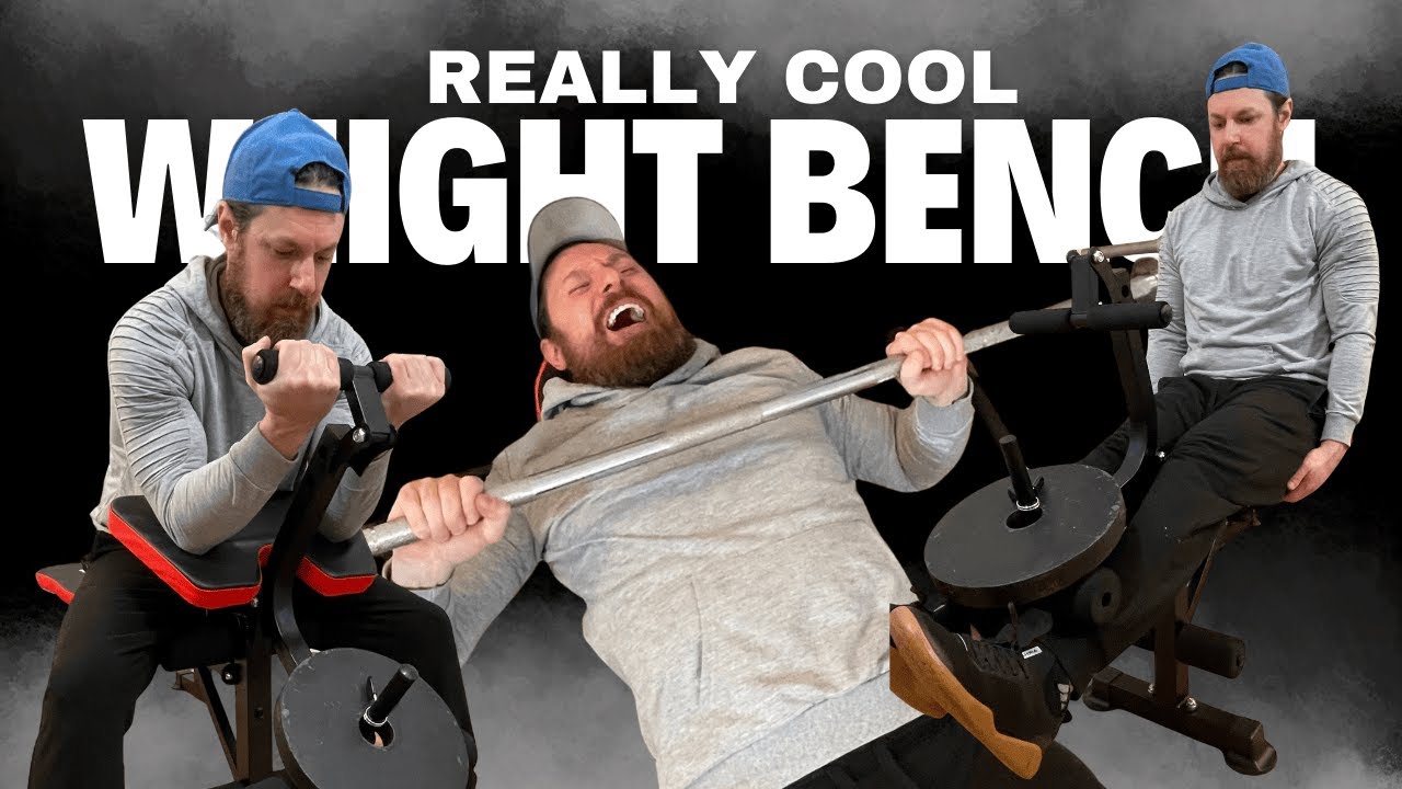 Why This 6-In-1 Weight Bench Set with Leg Developer Preacher Curl Rack is Perfect for Home Gym!