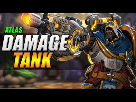 EASY 100K+ DAMAGE ON ATLAS | Paladins