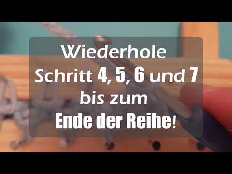 Stricken mit der Strickbank - Abketten