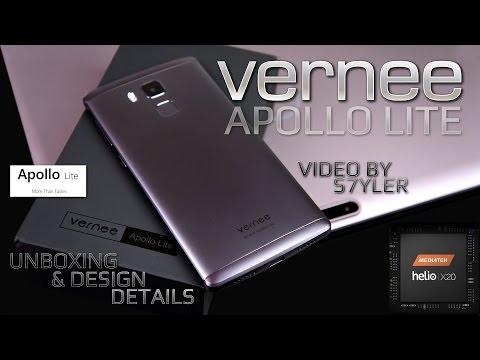Vernee Apollo Lite (Unboxing & Design Details Only) Helio X20, 4GB RAM - PART1-2 // by s7yler