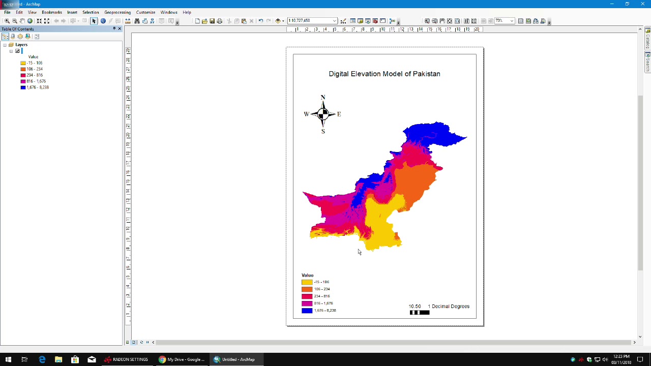 GIS Lab 4: Making Maps from Raster Data