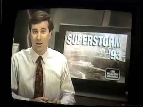The Weather Channel coverage of the Storm of the Century (March 1993)