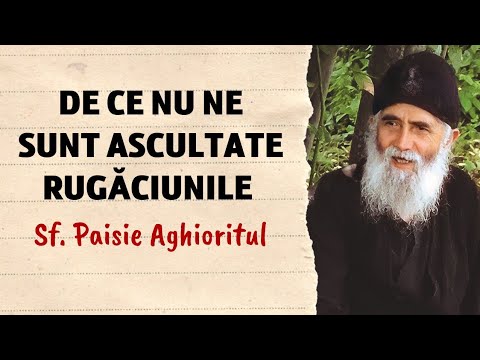Why our prayers are not heard – St. Paisios the Athonite